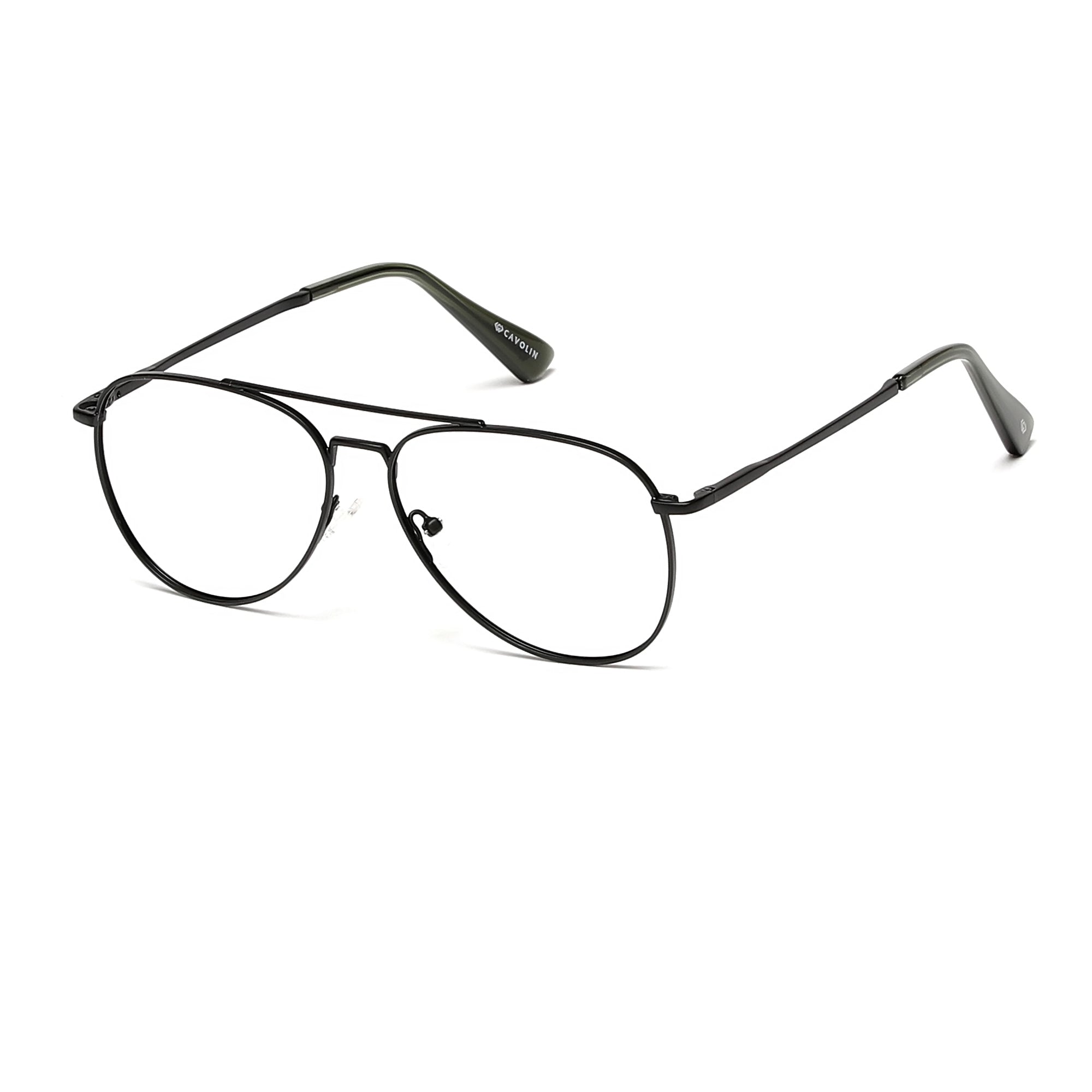 Cavolin Black Aviator Eyeglasses