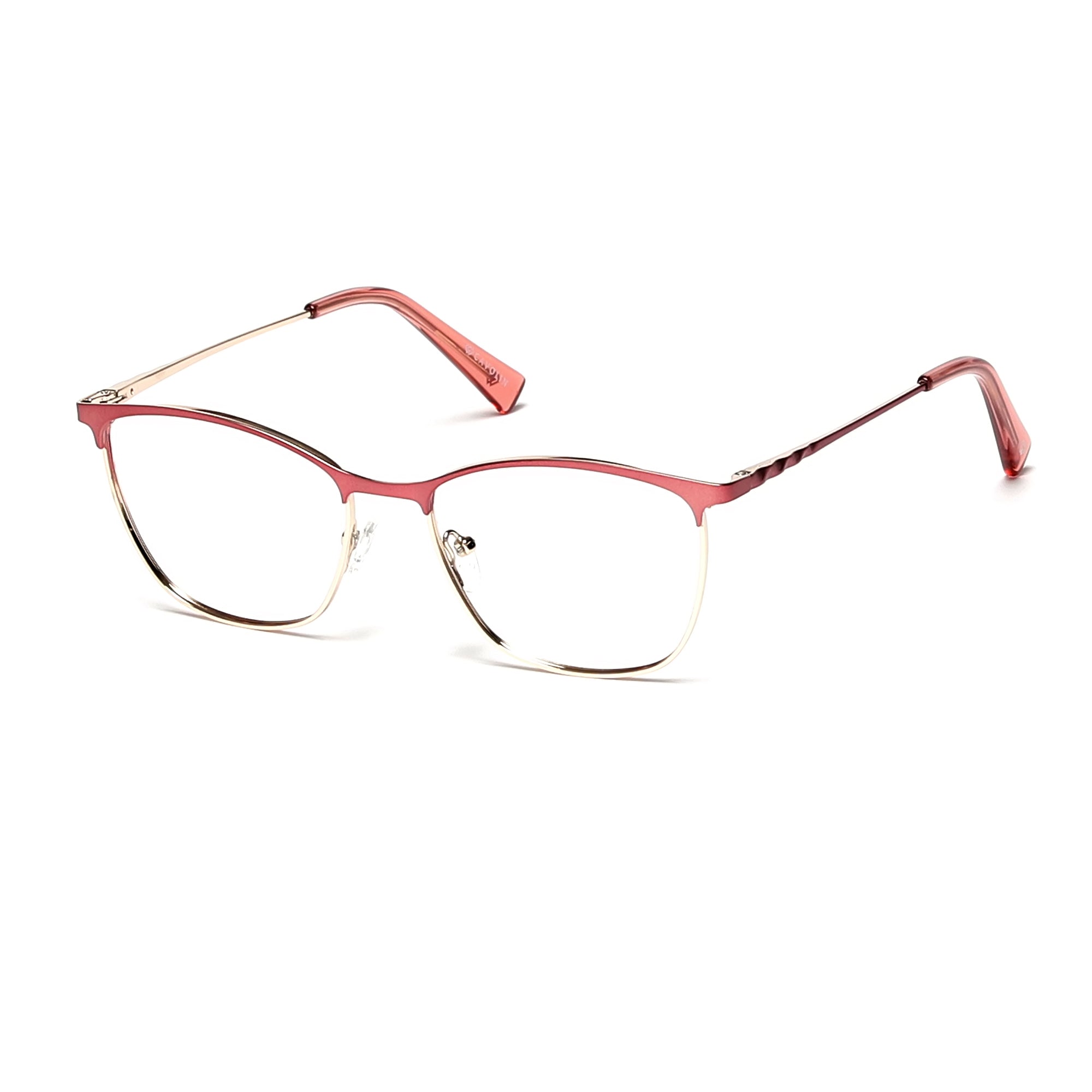Cavolin Pink Gold Cat Eye Eyeglasses