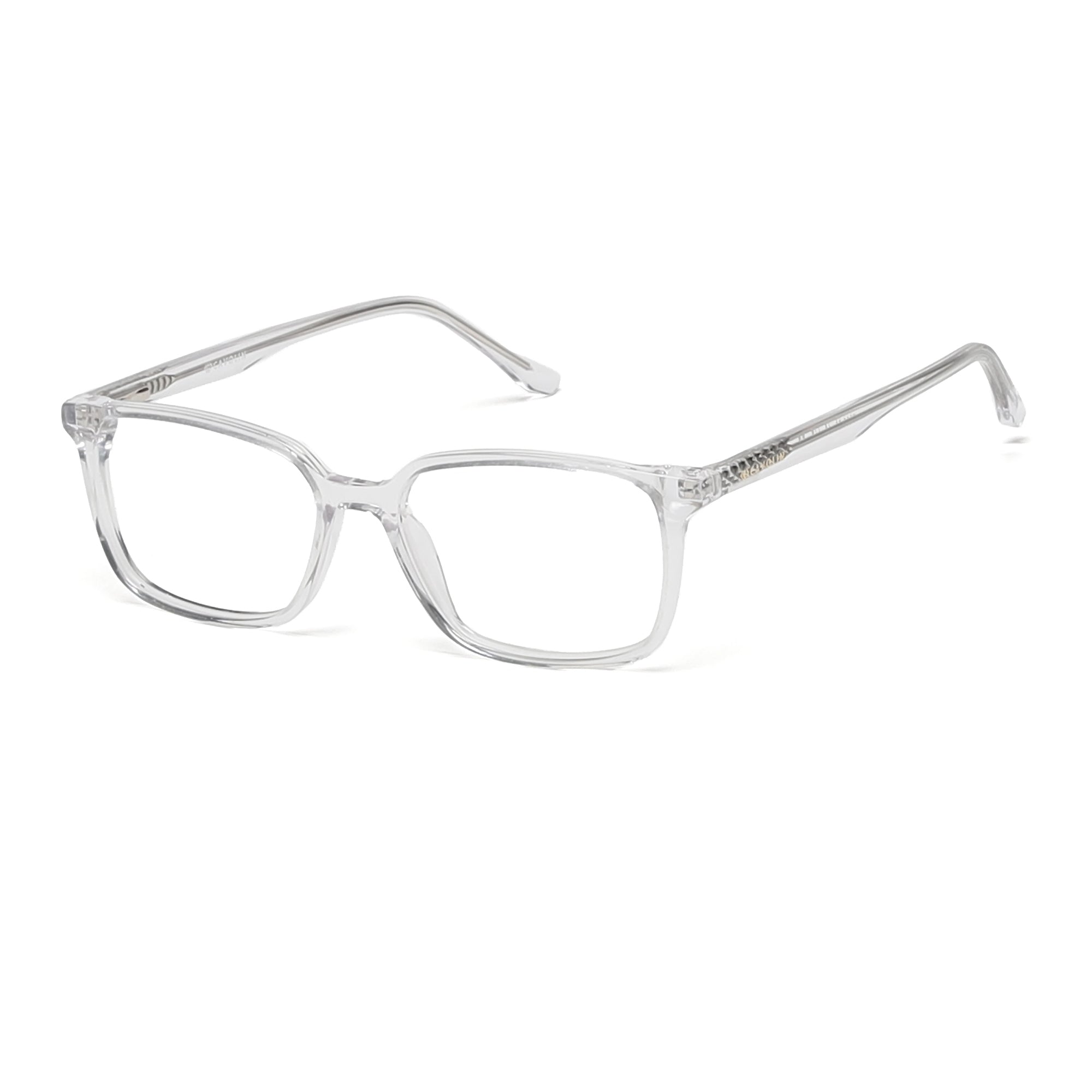 Cavolin Transparent Rectangle Eyeglasses