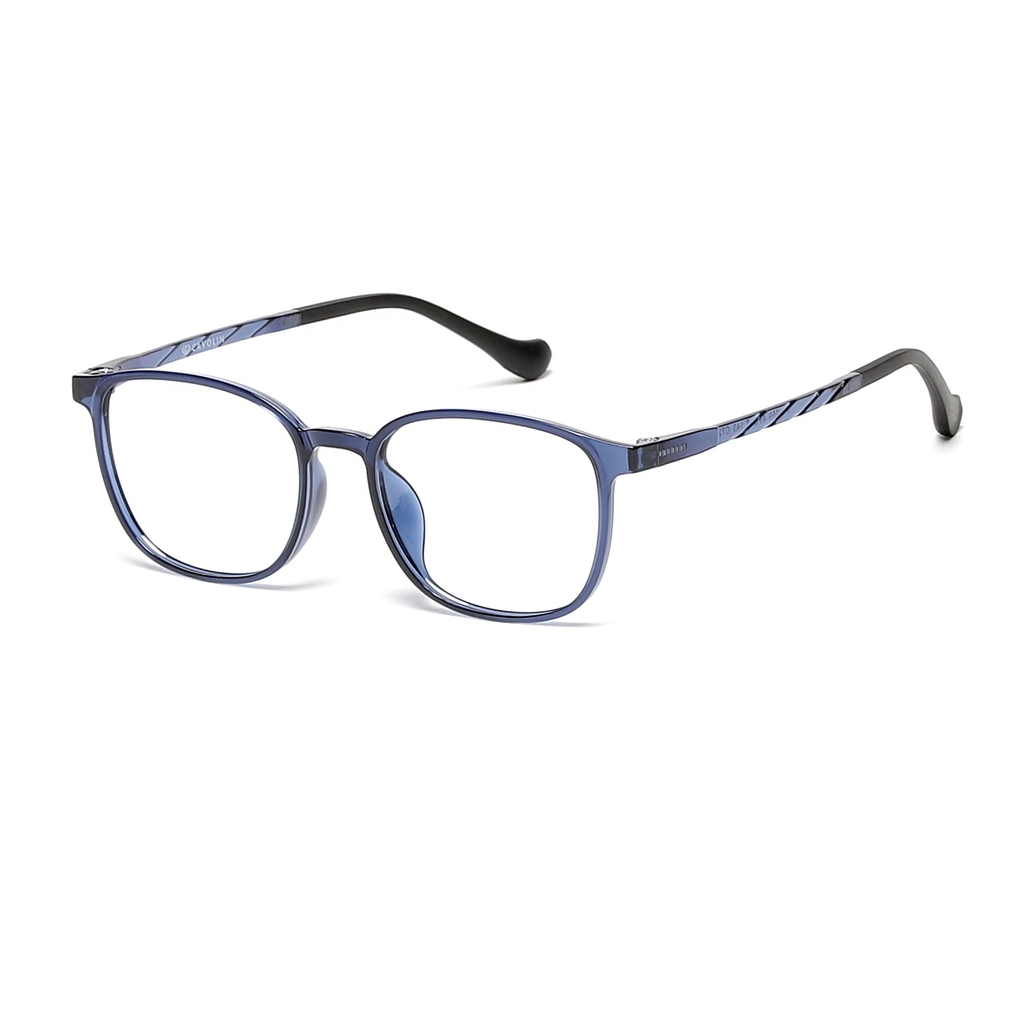 Cavolin Blue Square Eyeglasses