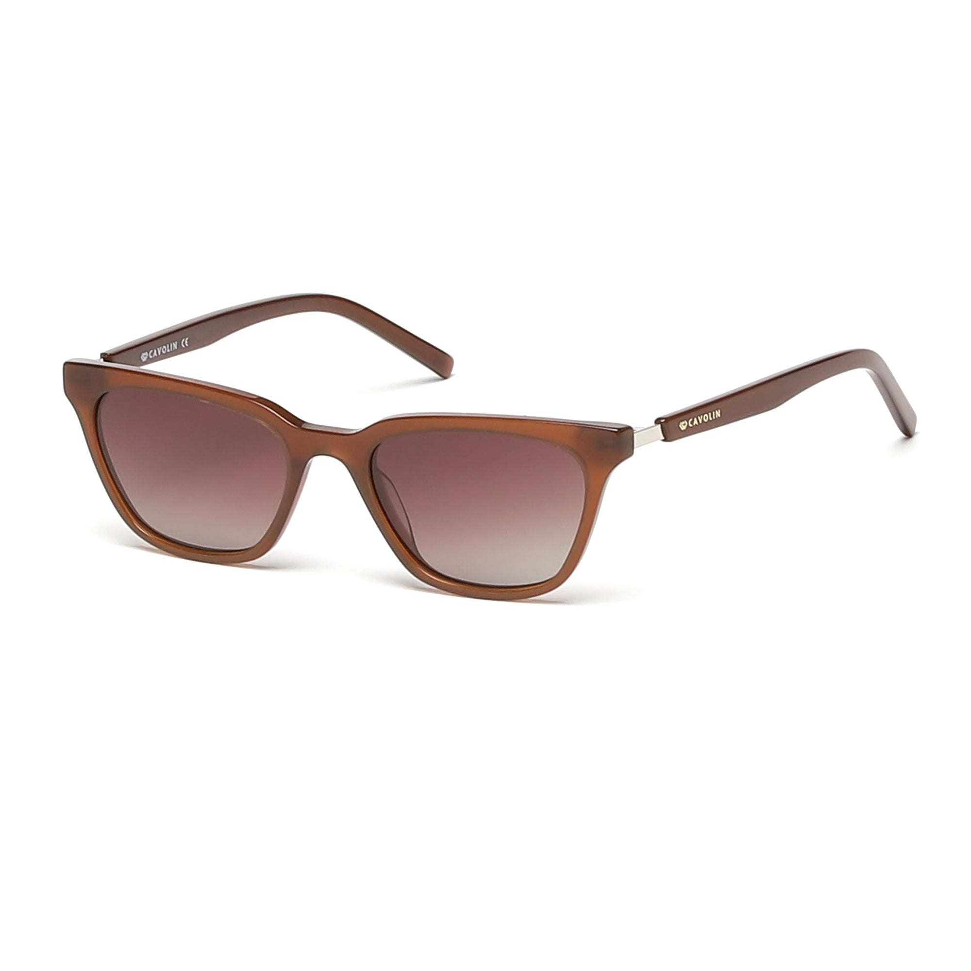Cavolin Brown Cat Eye Sunglasses