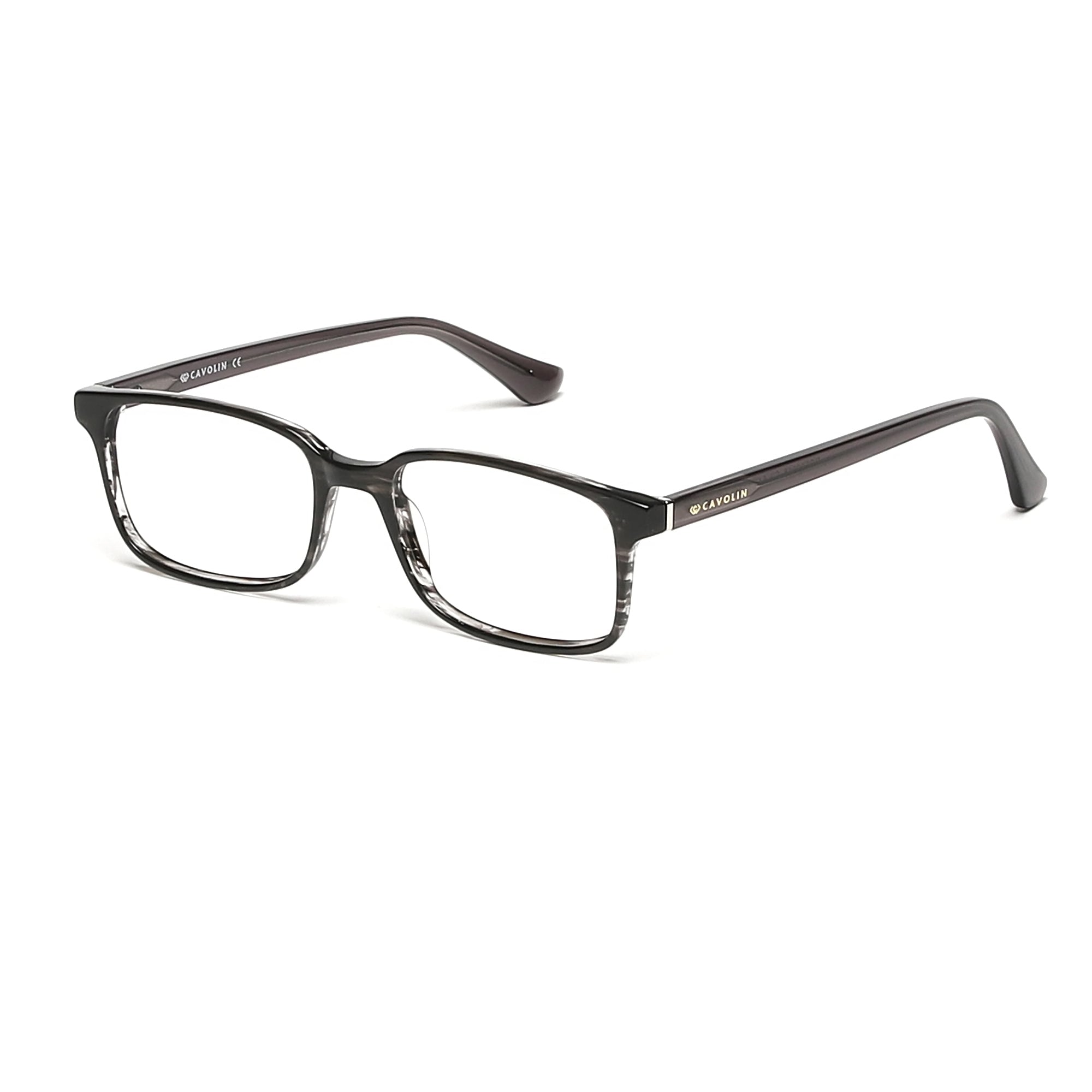 Cavolin Grey Rectangle Eyeglasses