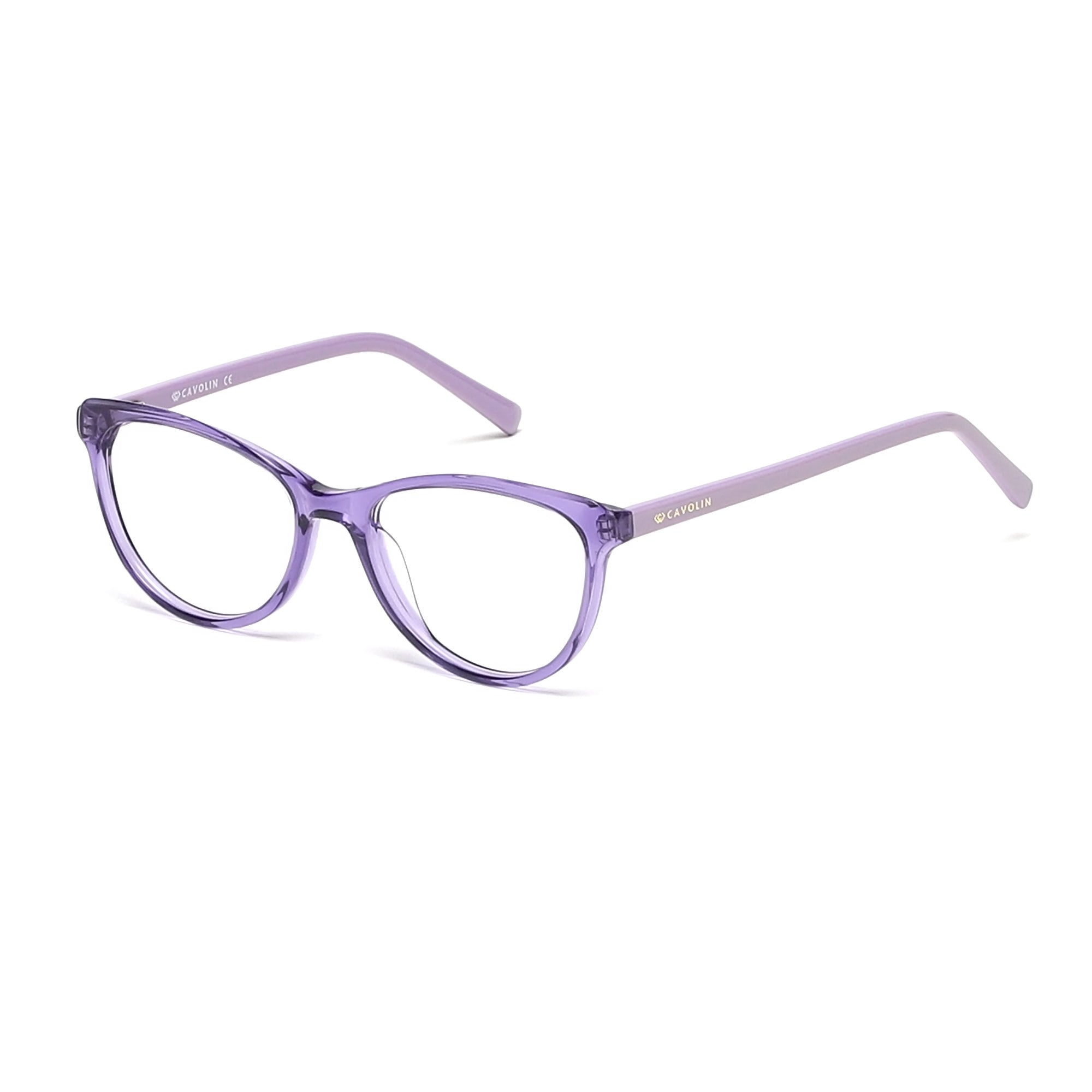 Cavolin Purple Cat Eye Eyeglasses