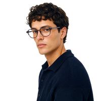 Cavolin Grey Square Eyeglasses