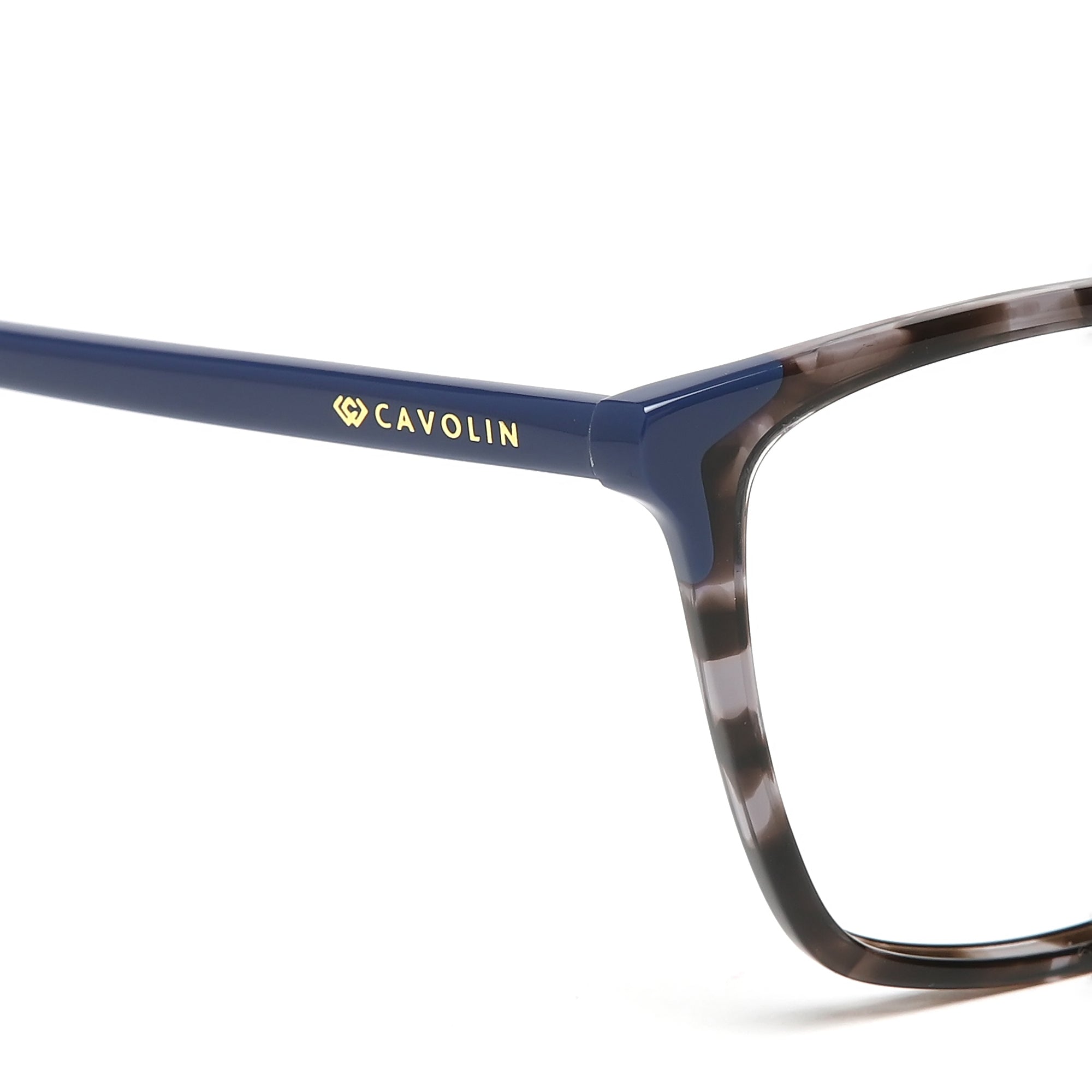 Cavolin Grey Blue Cat Eye Eyeglasses