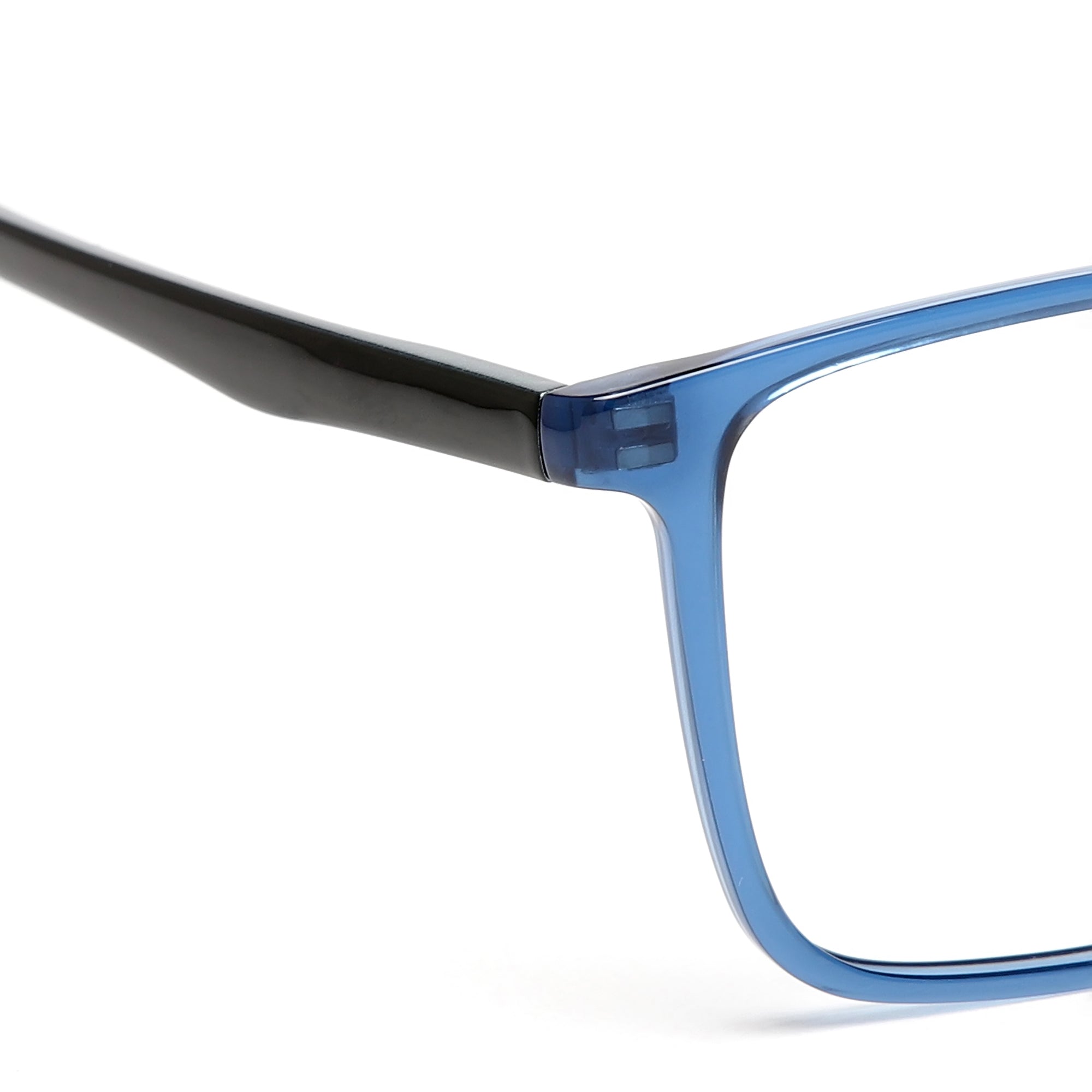 Cavolin Blue Rectangle Eyeglasses