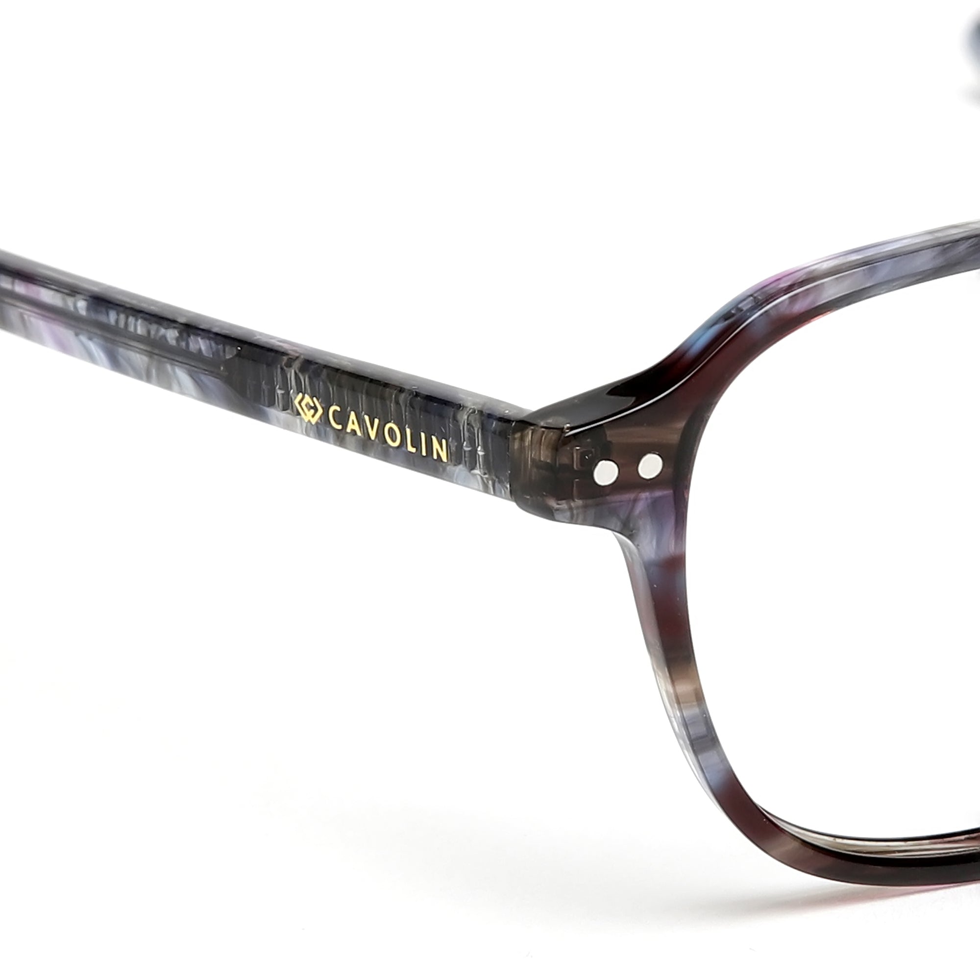 Cavolin Grey Square Eyeglasses