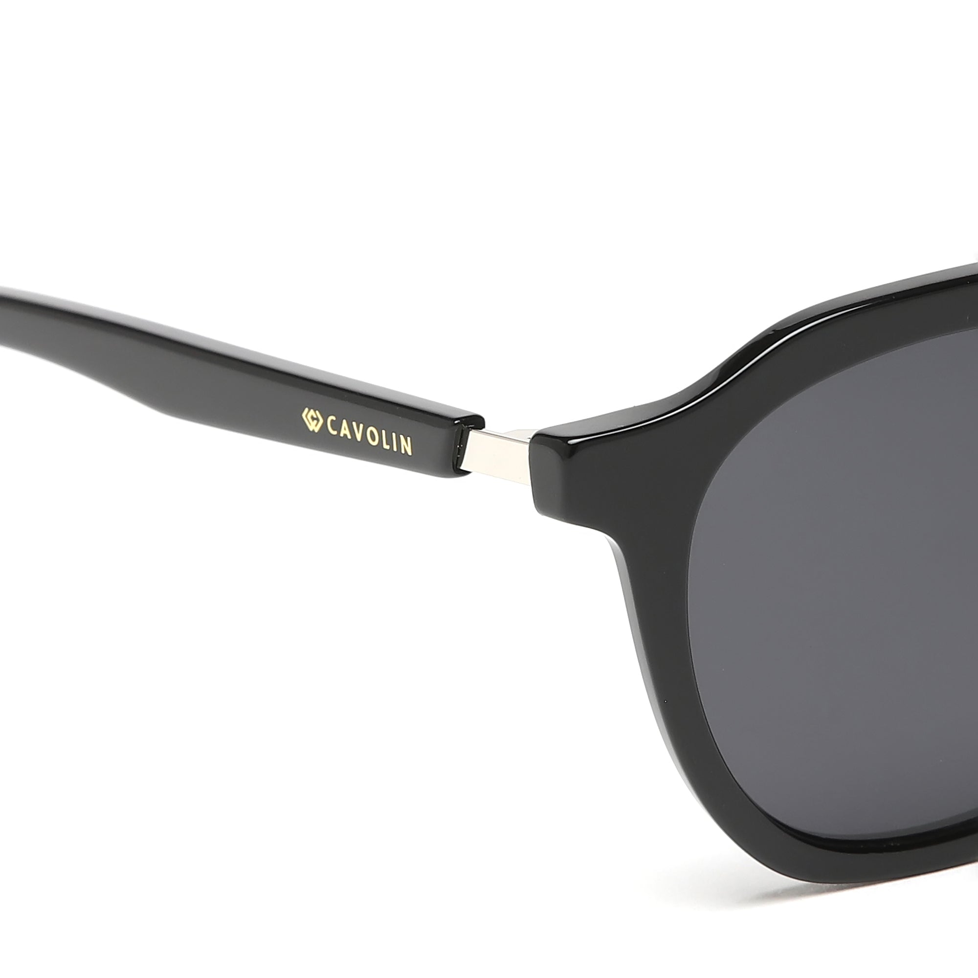 Cavolin Black Square Sunglasses