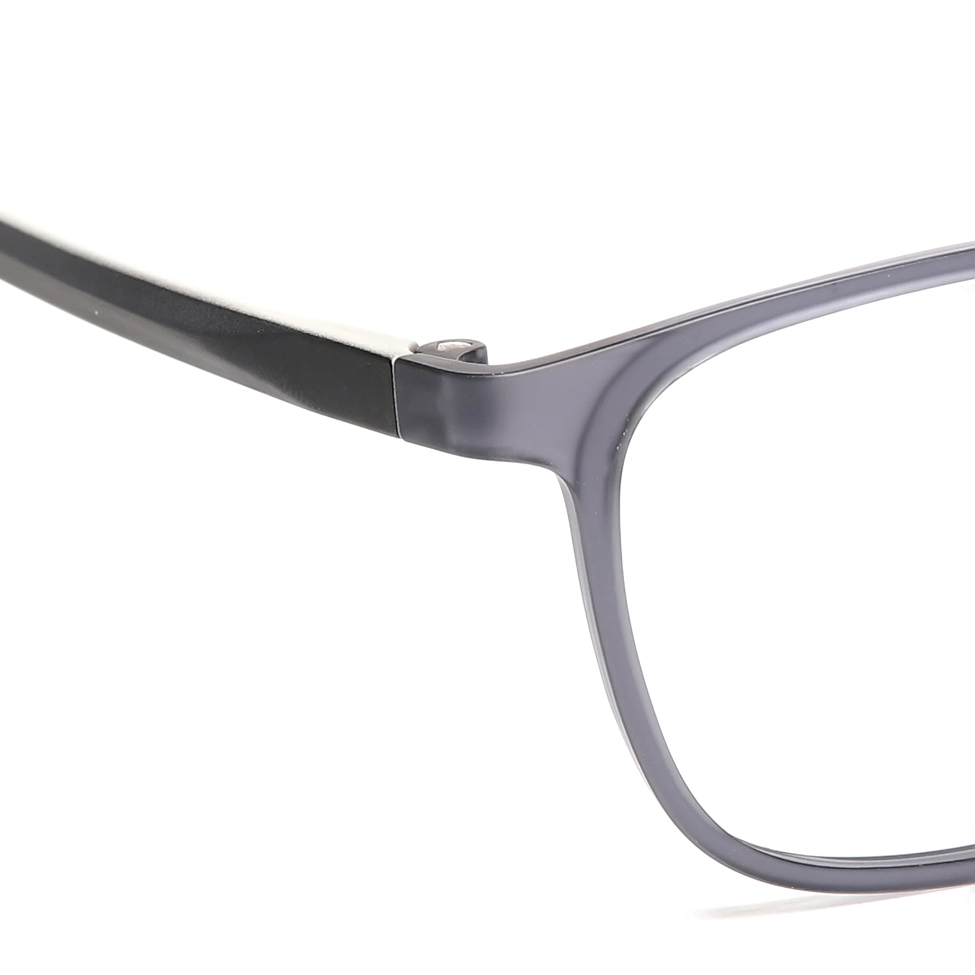 Cavolin Matt Grey Rectangle Eyeglasses
