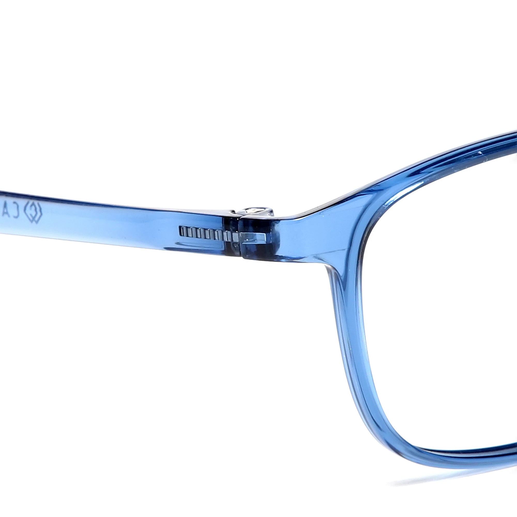 Cavolin Blue Rectangle Eyeglasses