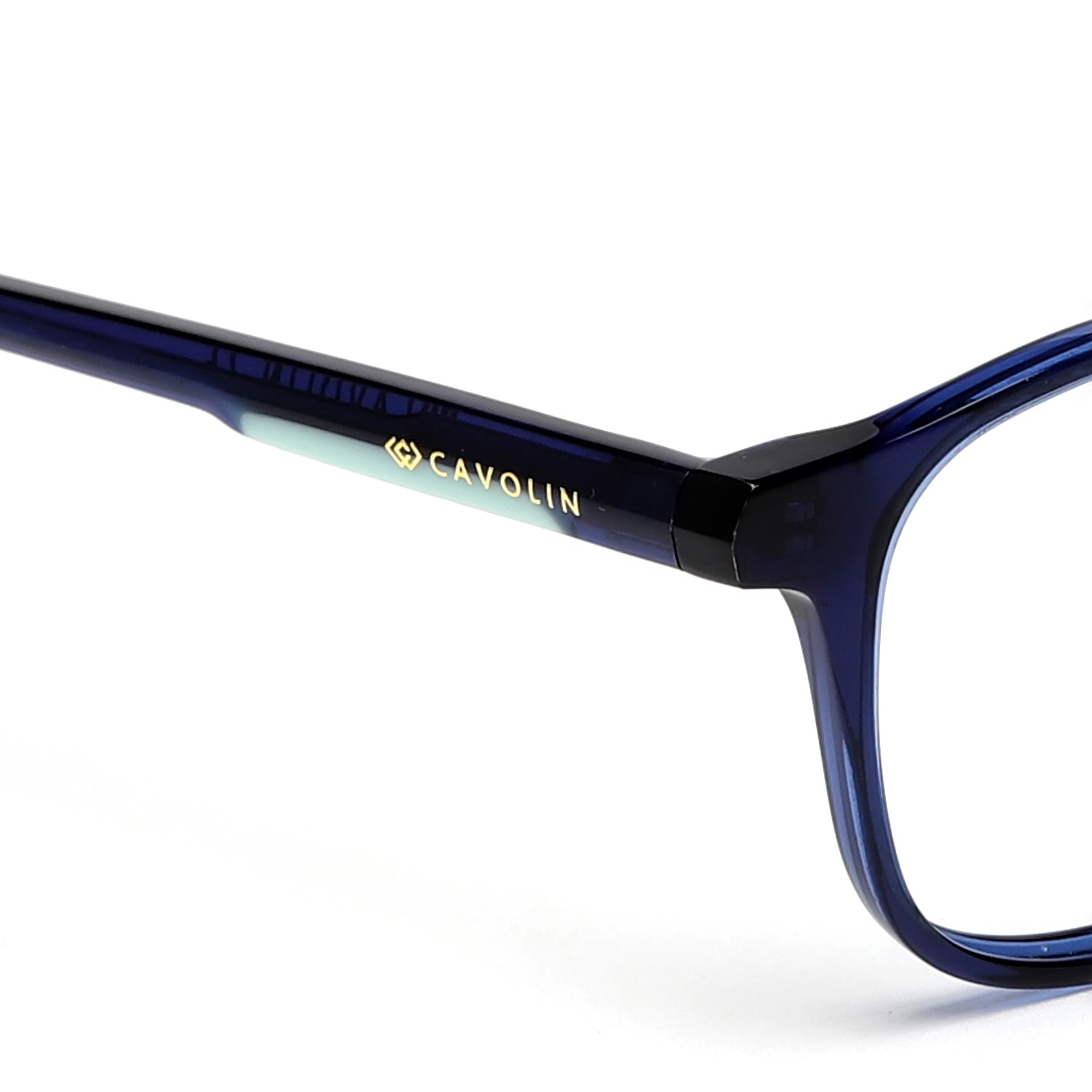 Cavolin Blue Square Eyeglasses