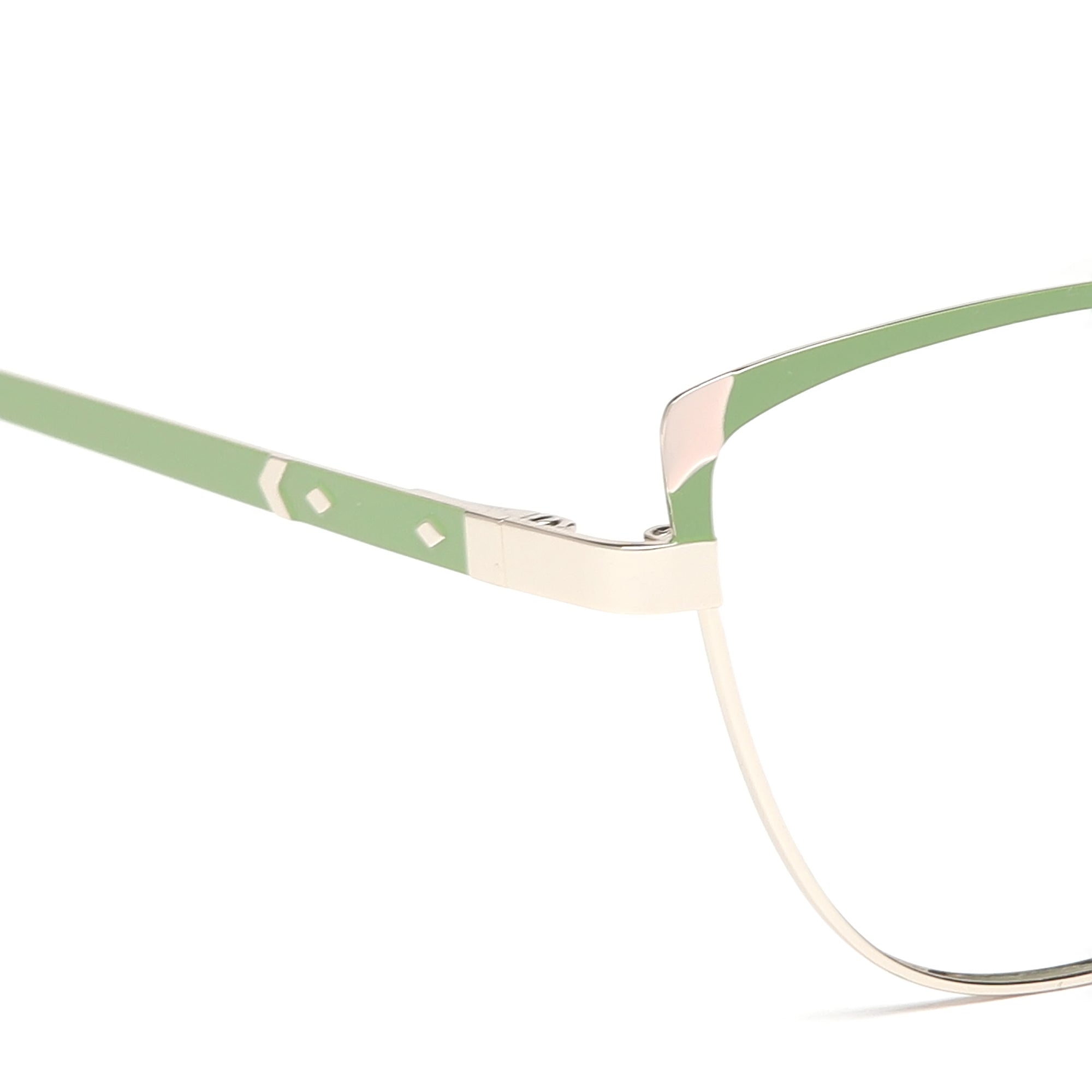 Cavolin Green Gold Cat Eye Eyeglasses