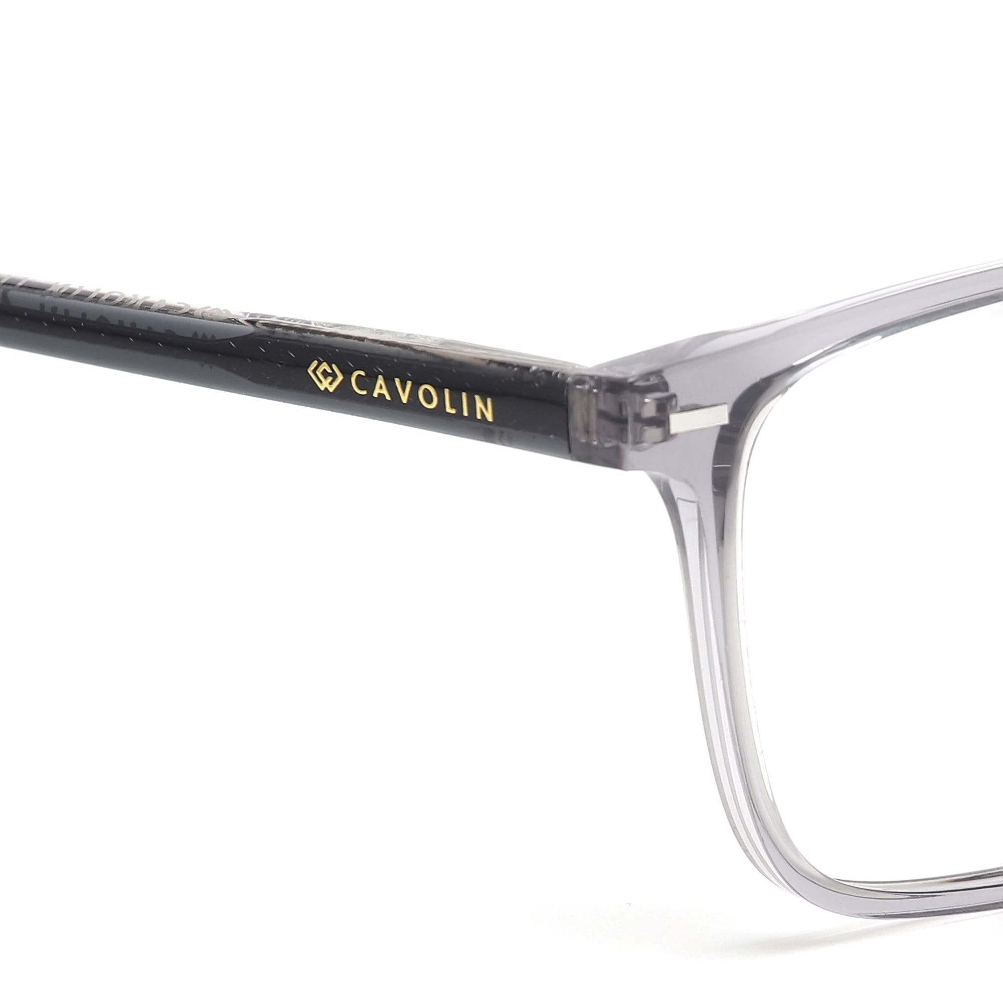 Cavolin Grey Rectagle Eyeglasses