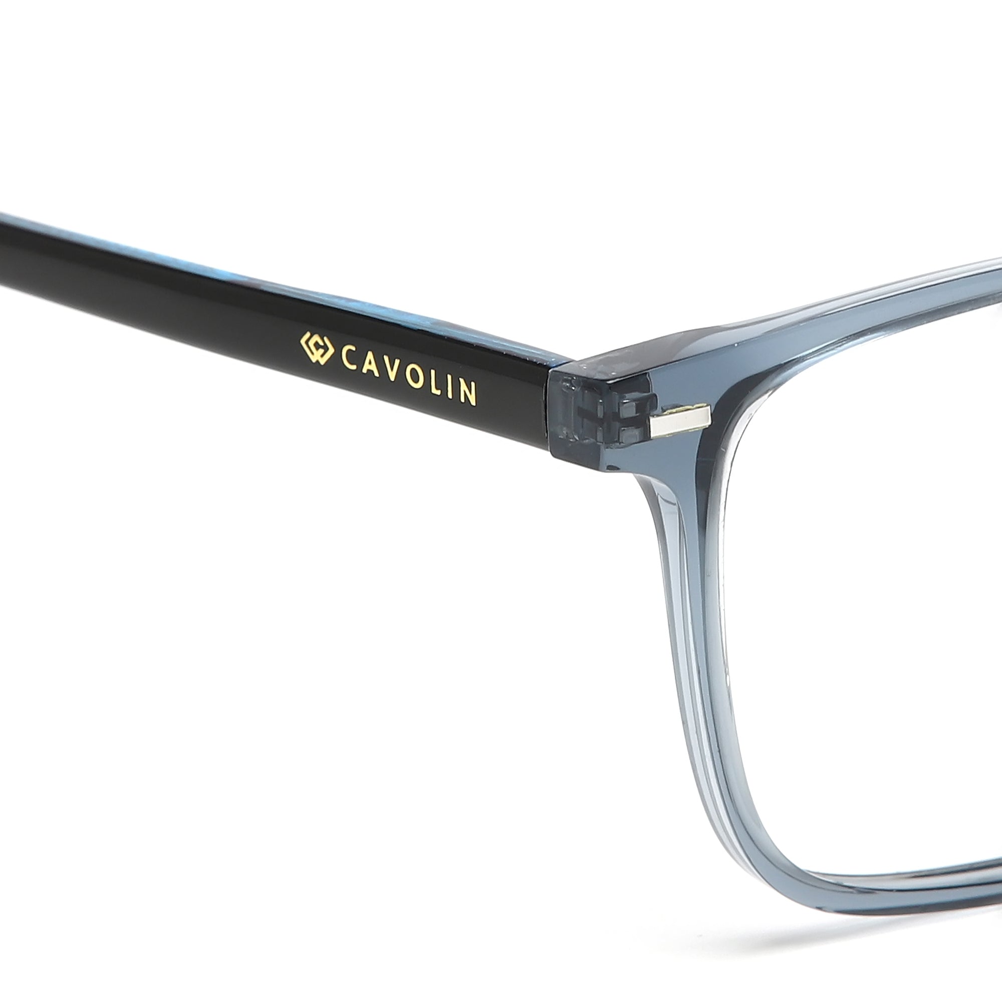 Cavolin Blue Rectagle Eyeglasses