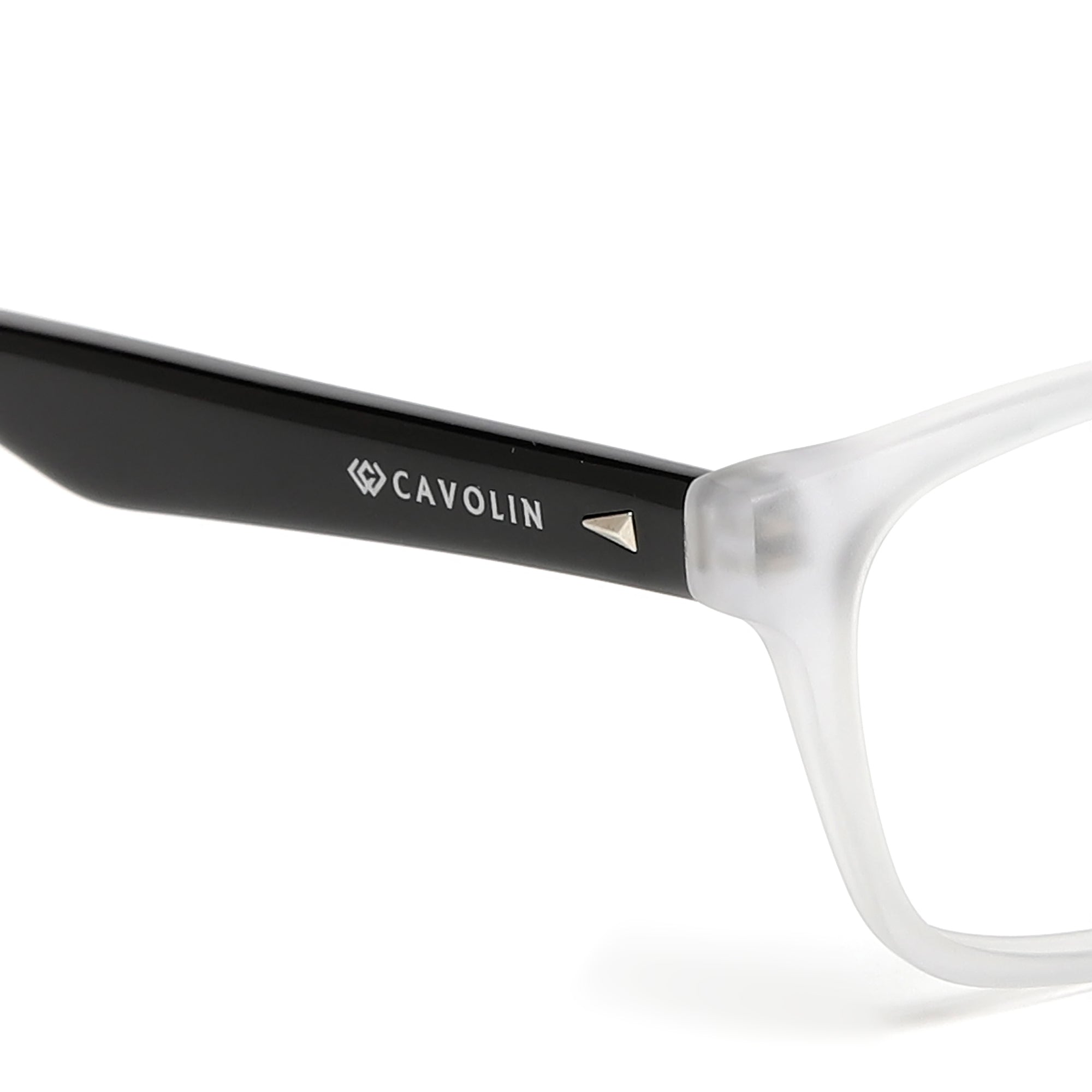 Cavolin Grey Rectangle Eyeglasses
