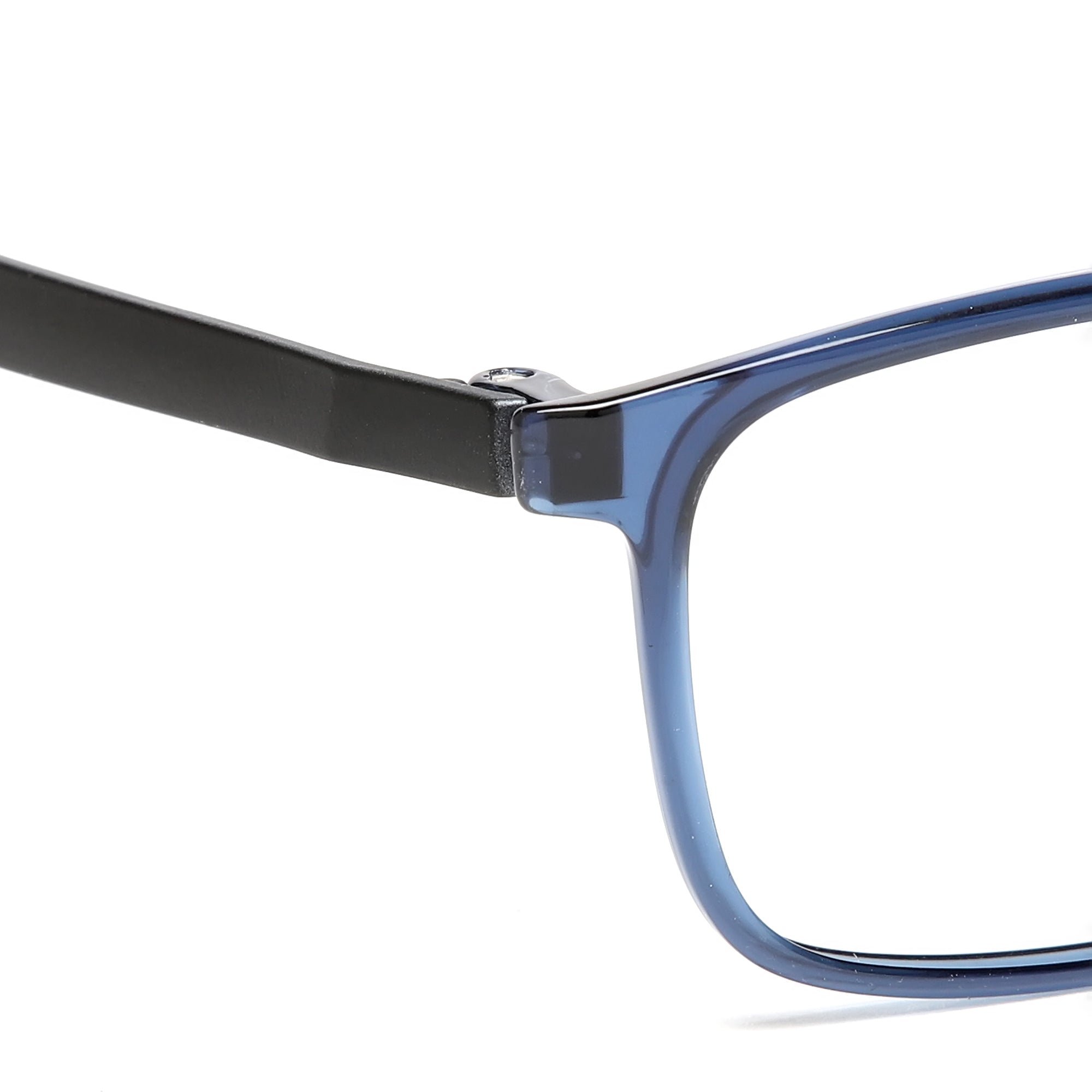 Cavolin Blue Rectangle Eyeglasses