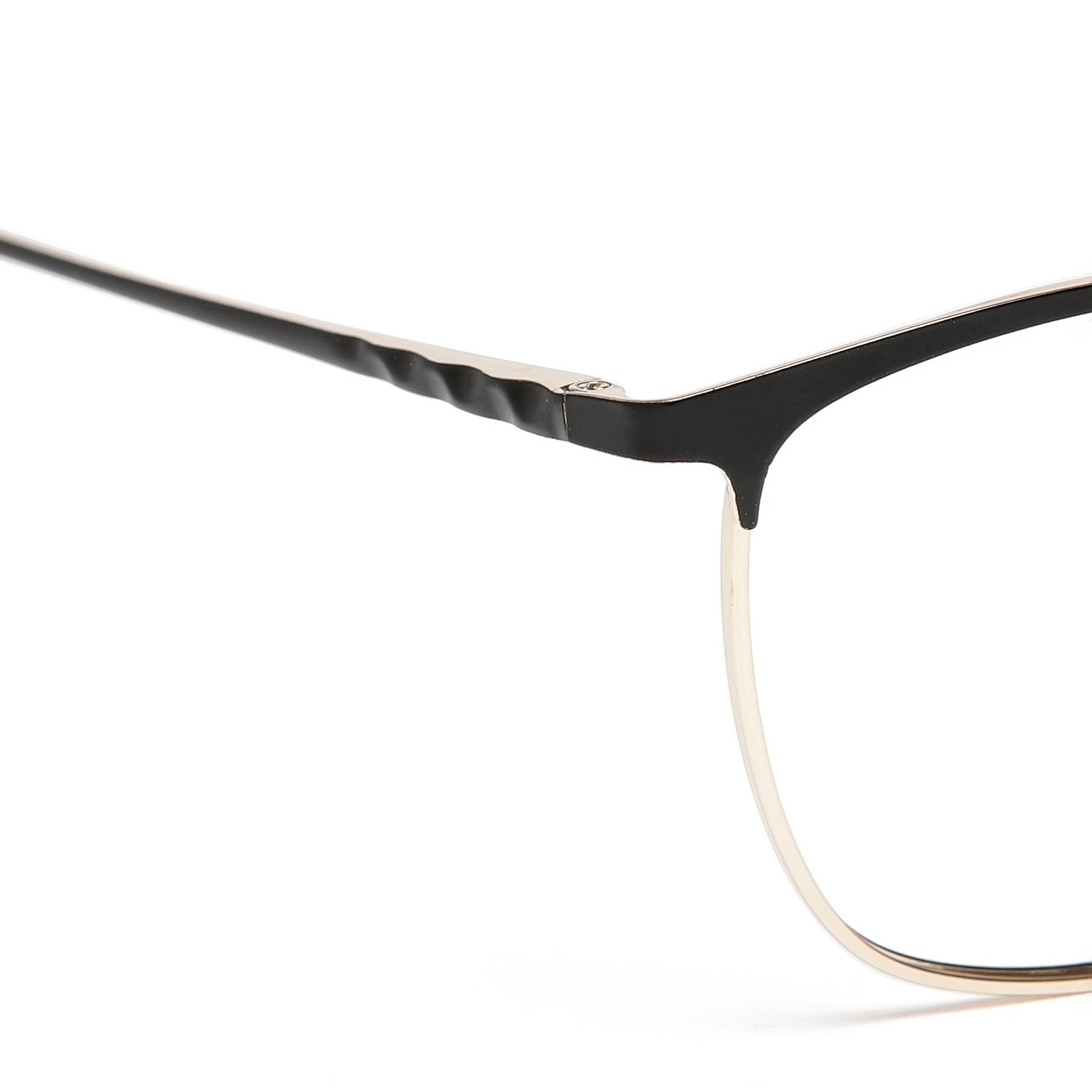 Cavolin Black Gold Cat Eye Eyeglasses