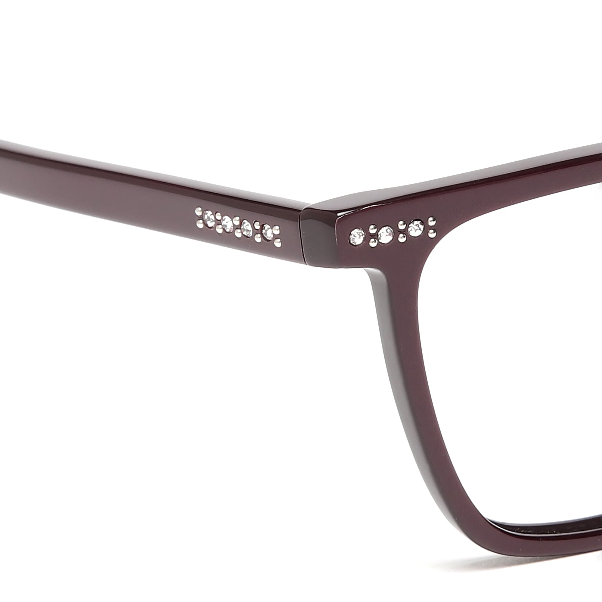 Cavolin Purple Cat Eye Eyeglasses