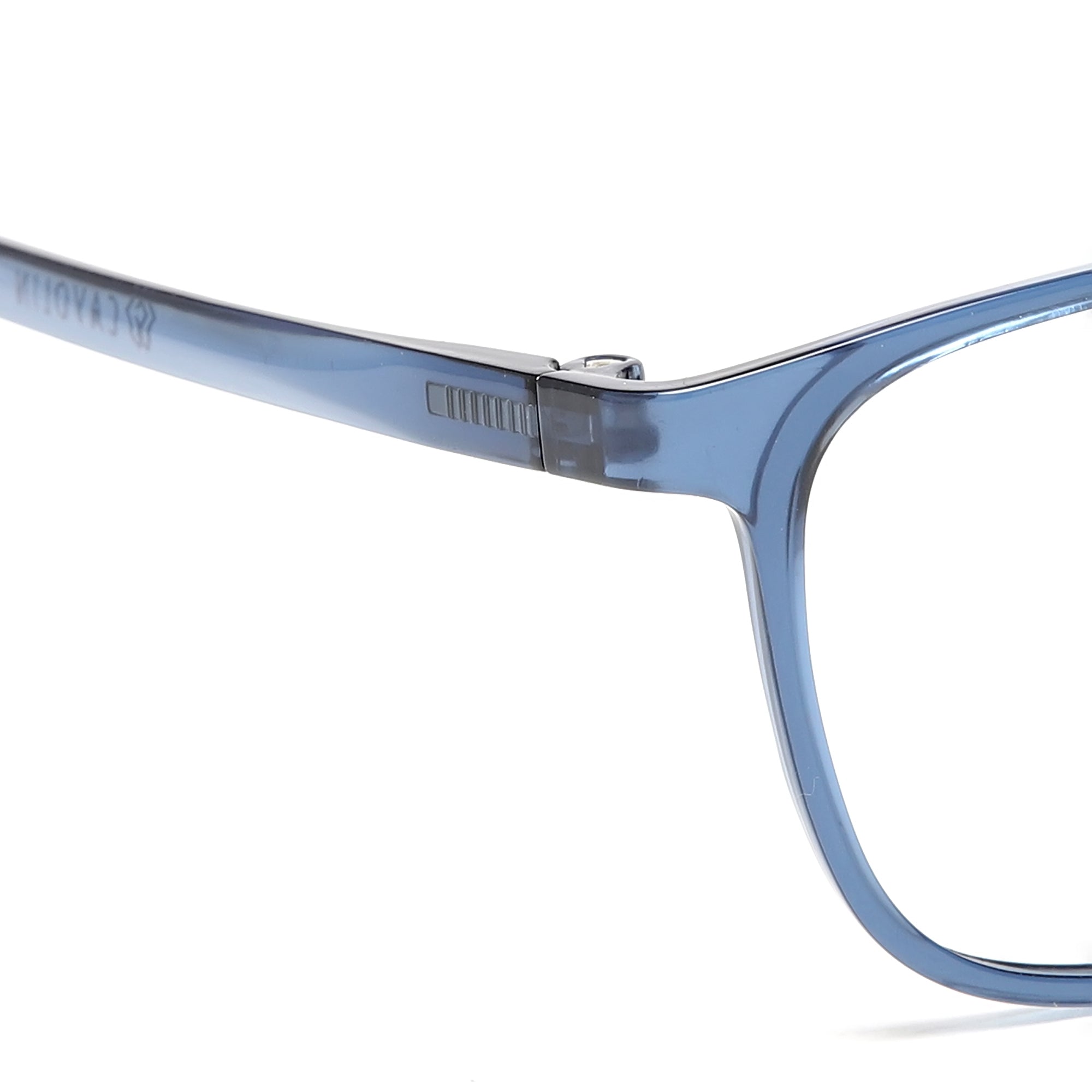 Cavolin Blue Rectangle Eyeglasses