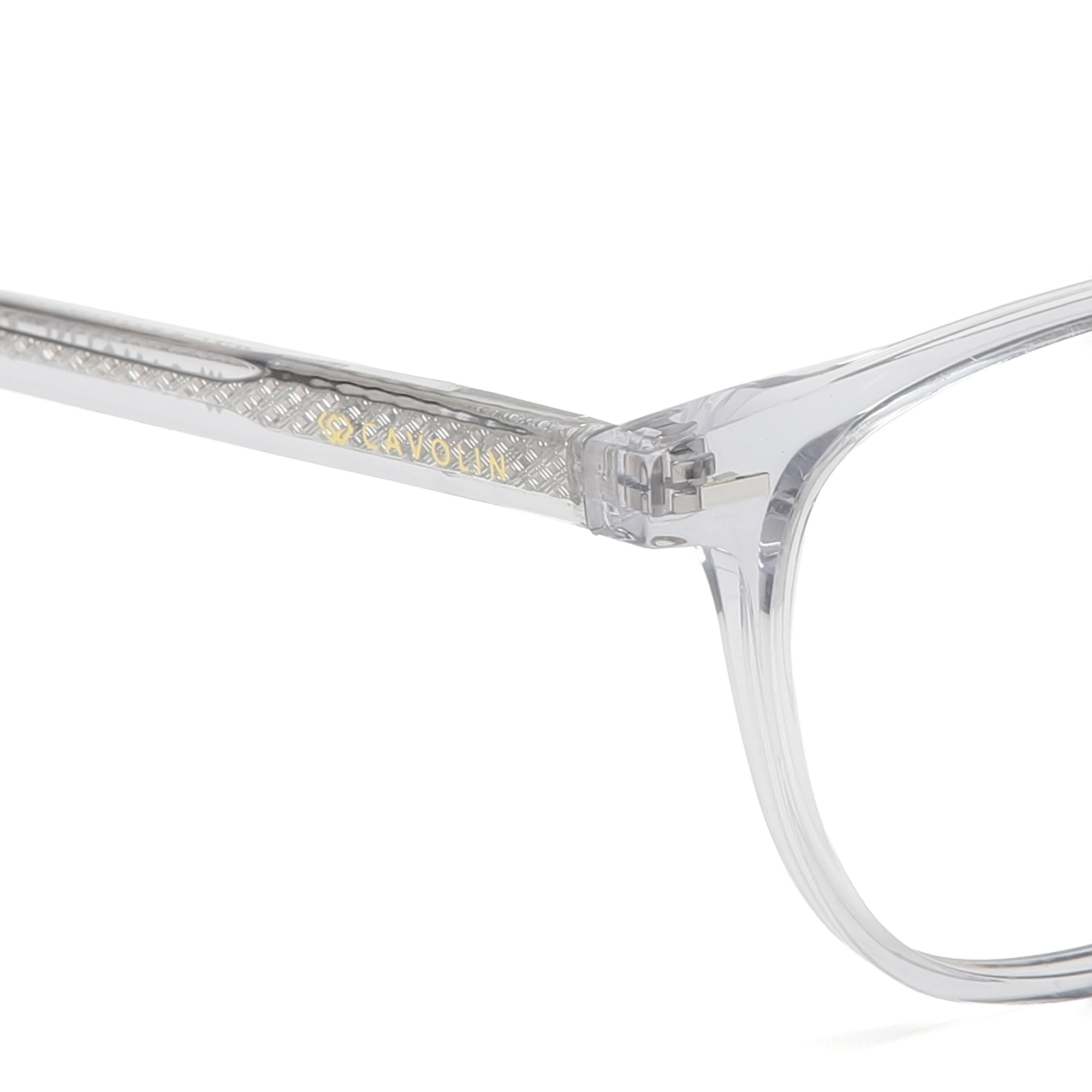 Cavolin Transparent Square Eyeglasses