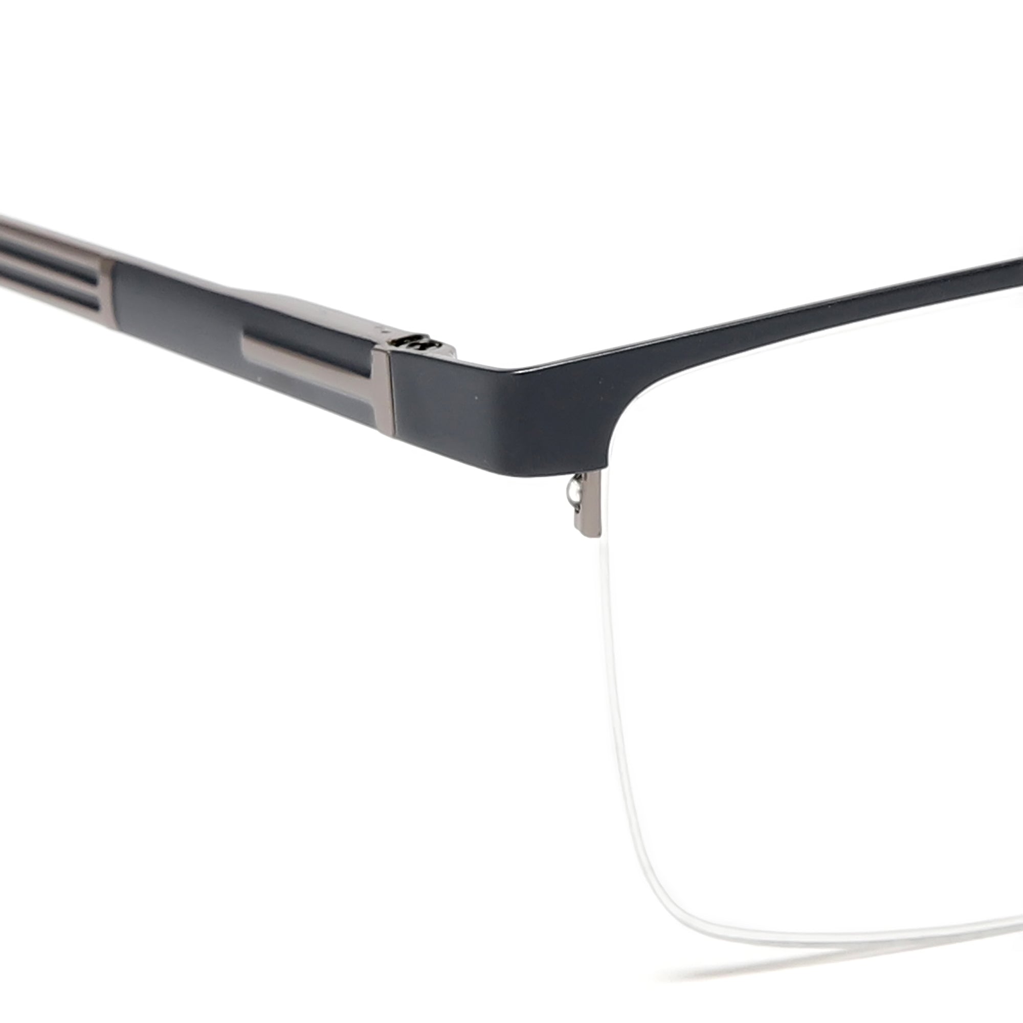 Cavolin Blue Rectangle Eyeglasses