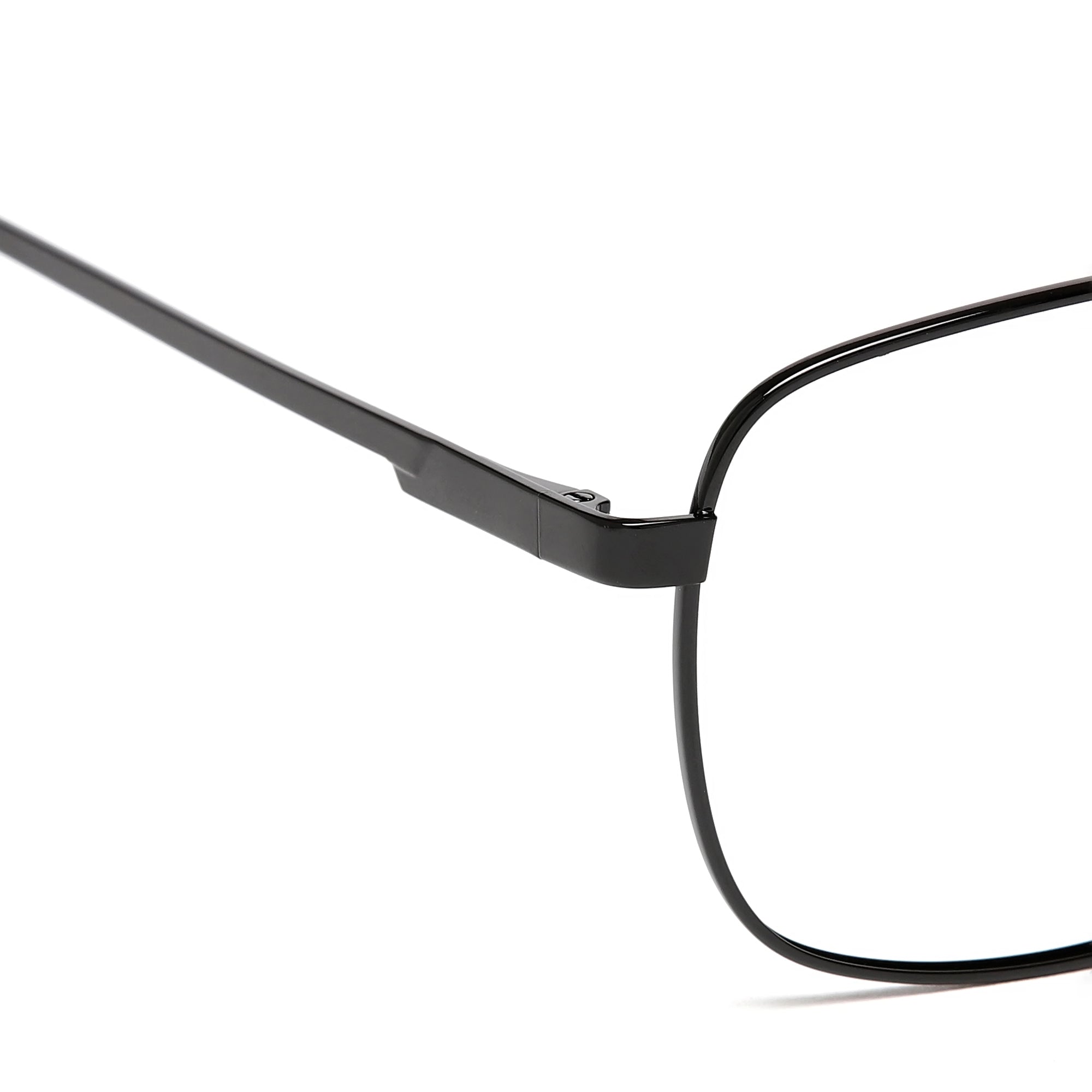 Cavolin Black Square Eyeglasses