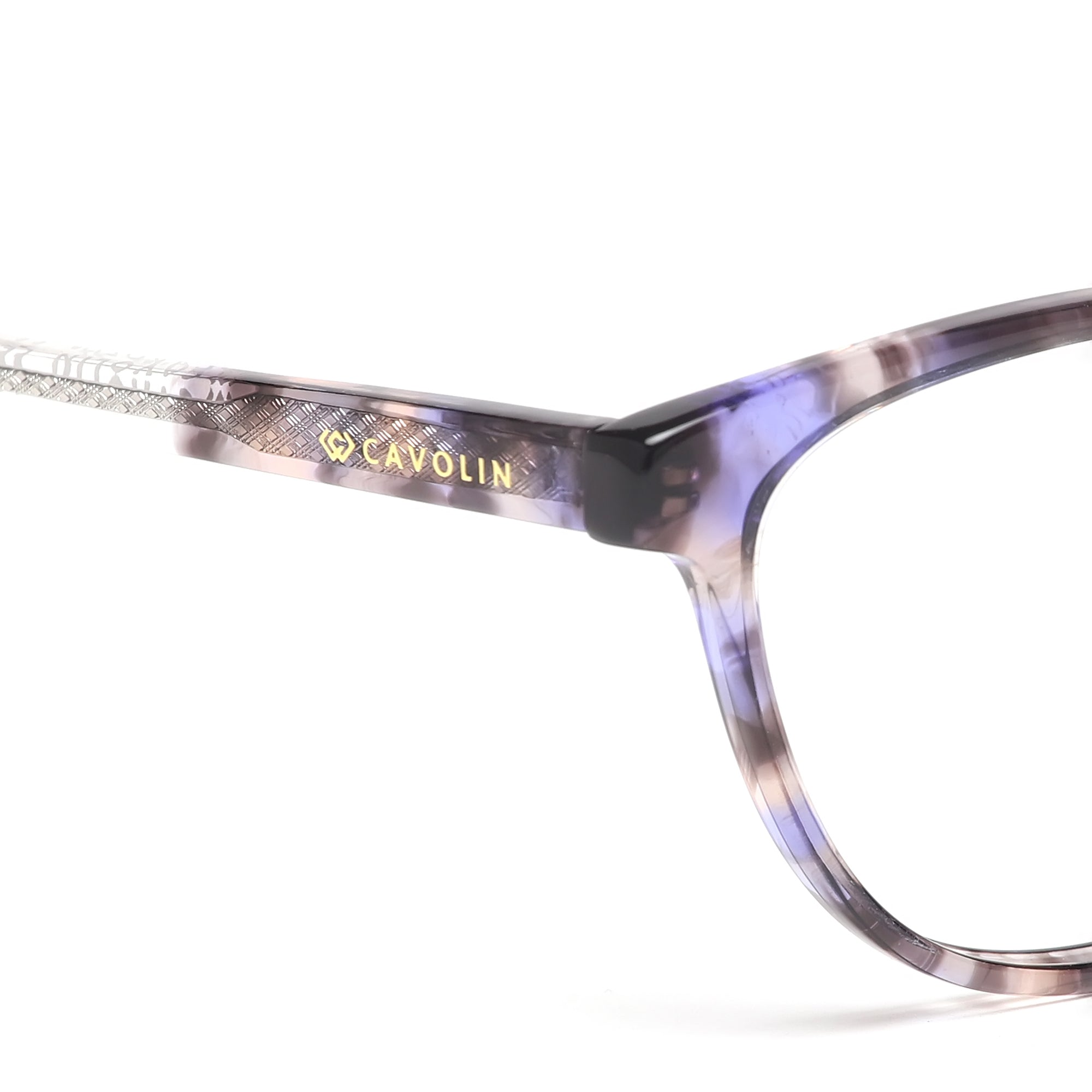 Cavolin Purple Cat Eye Eyeglasses