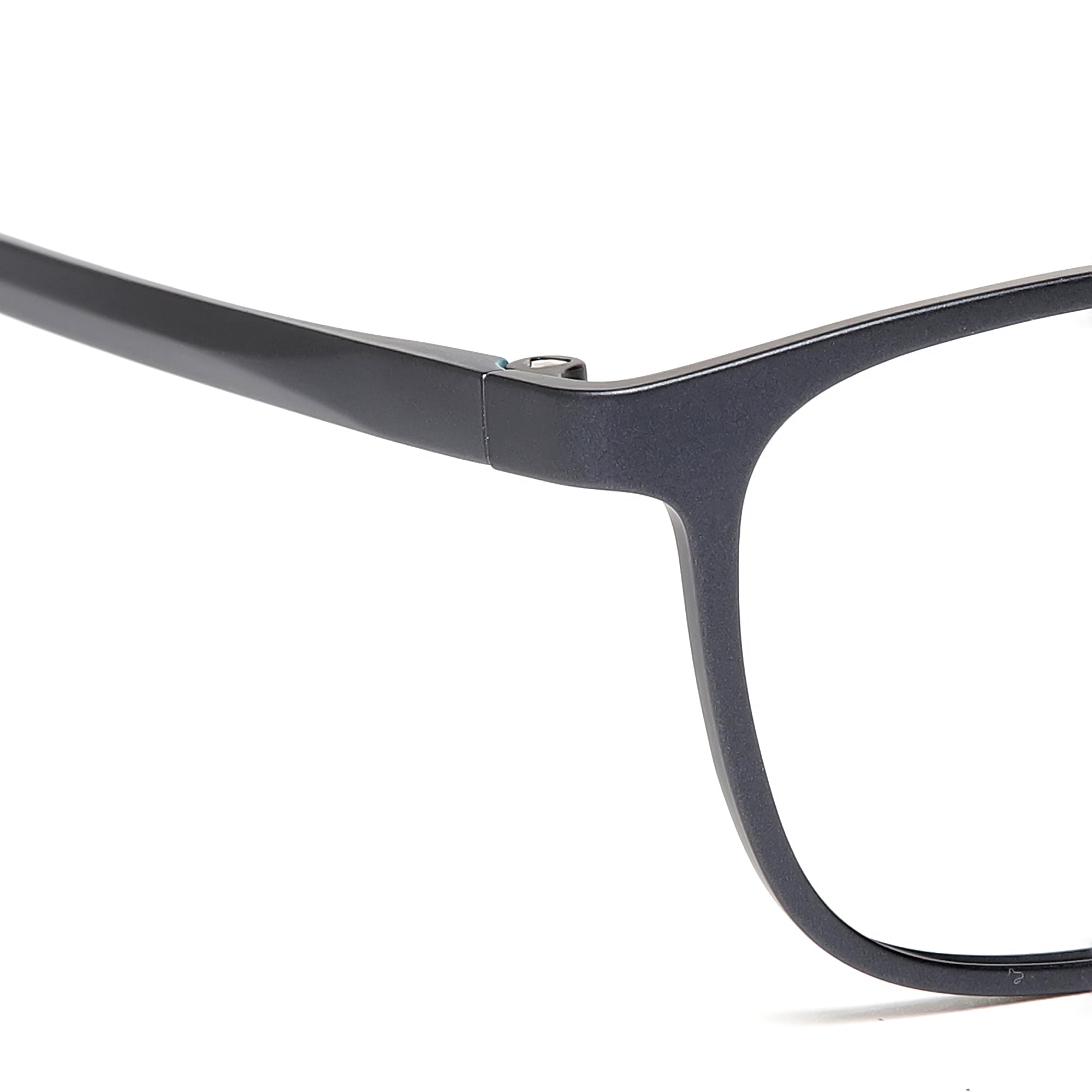 Cavolin Matt Blue Rectangle Eyeglasses