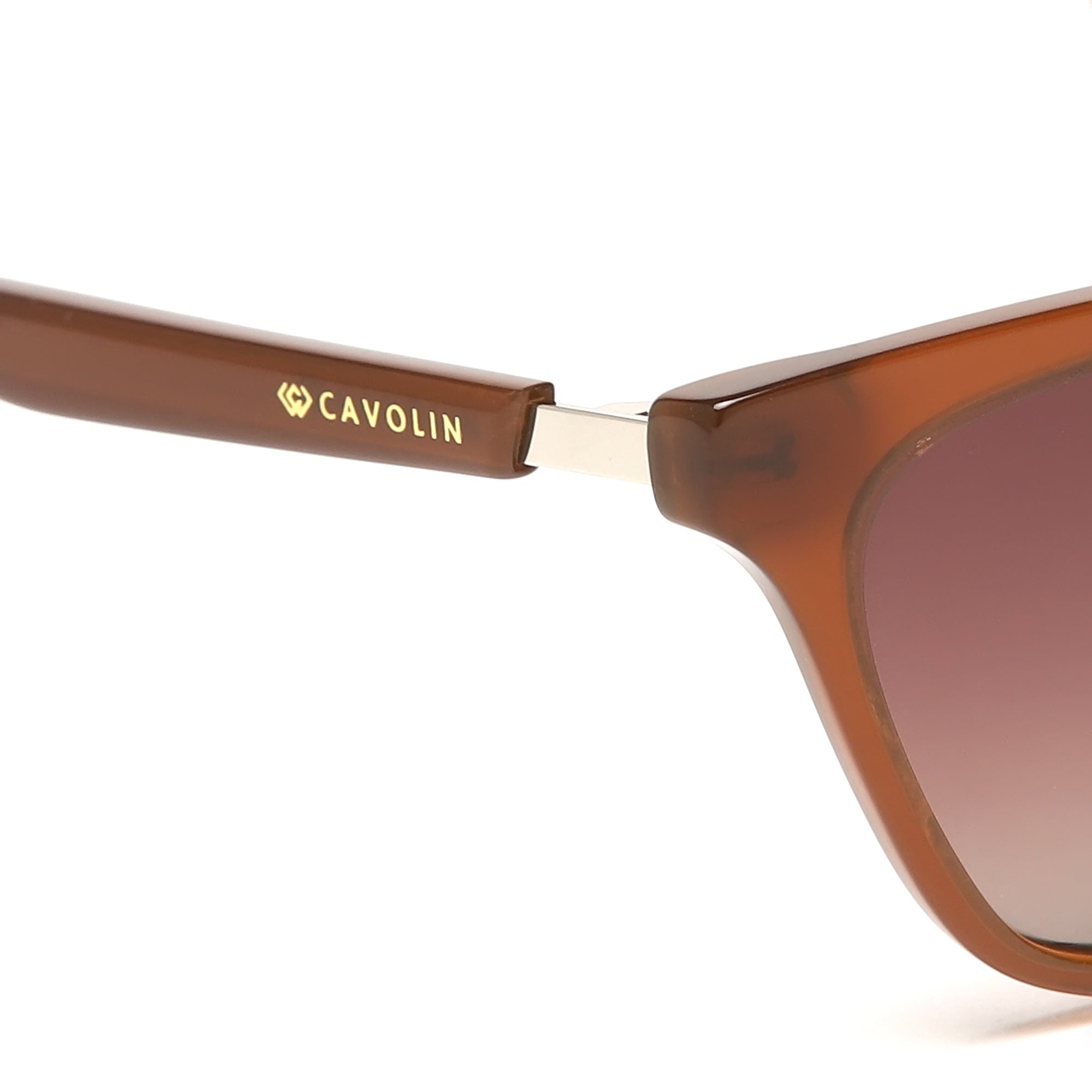 Cavolin Brown Cat Eye Sunglasses