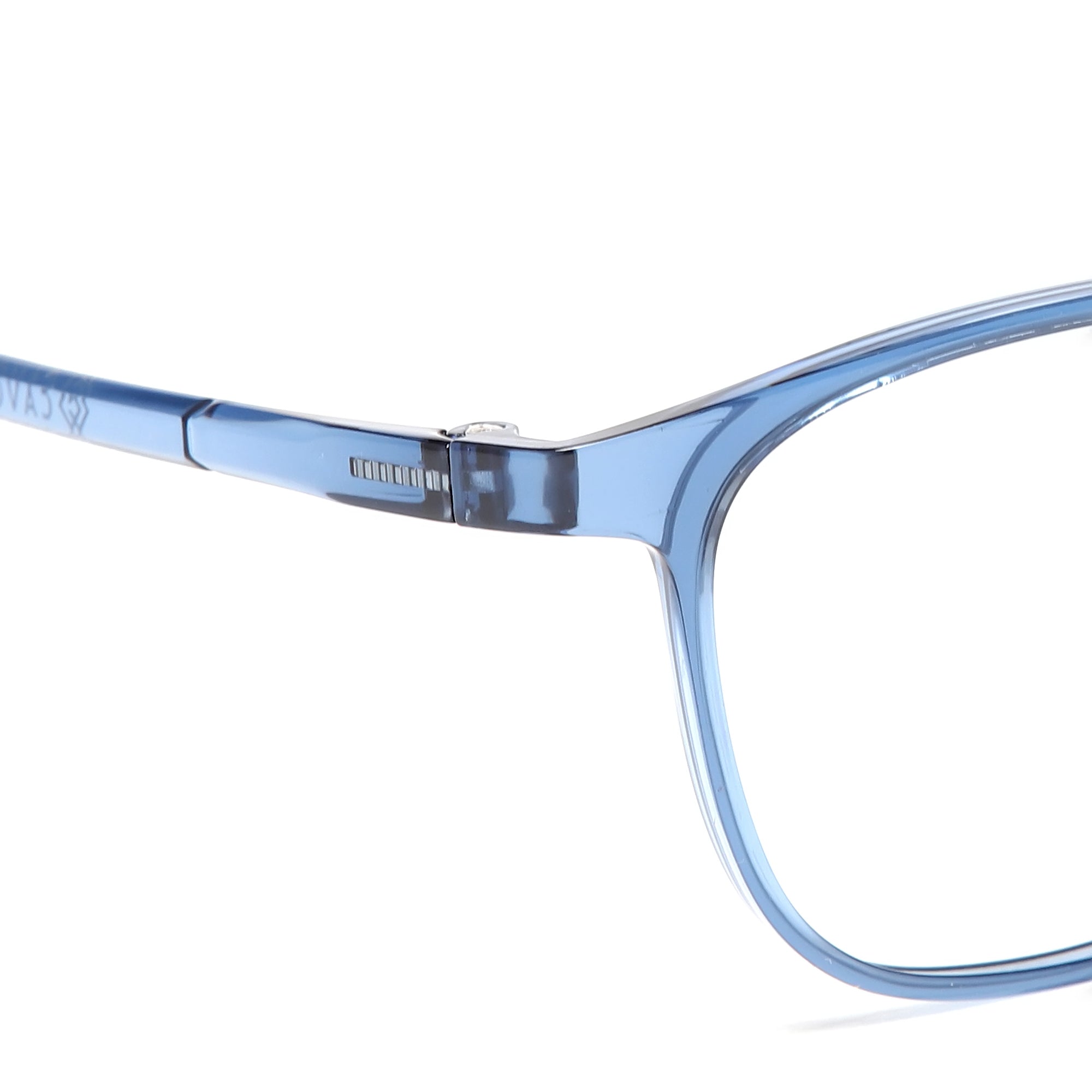Cavolin Blue Rectangle Eyeglasses