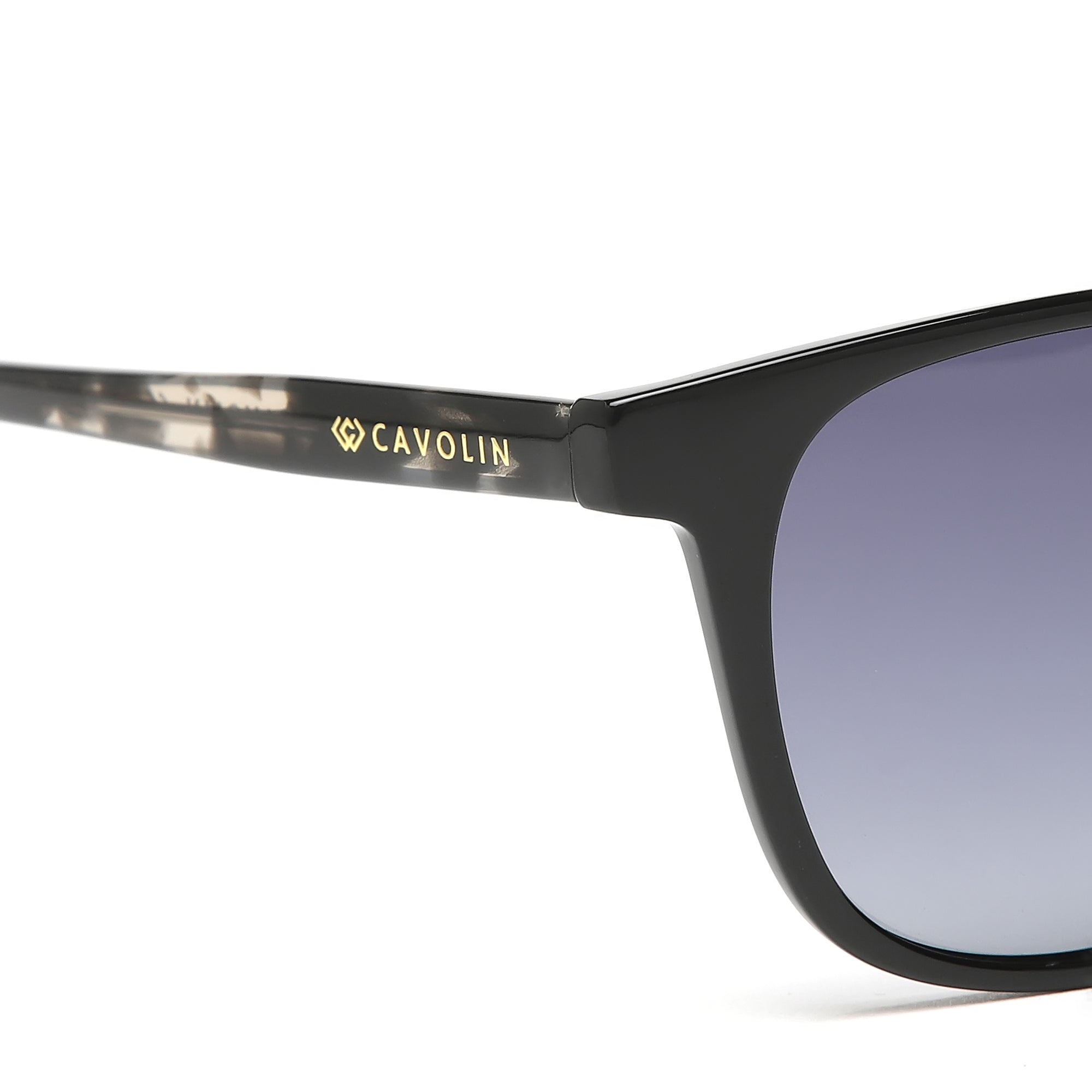 Cavolin Black Square Sunglasses