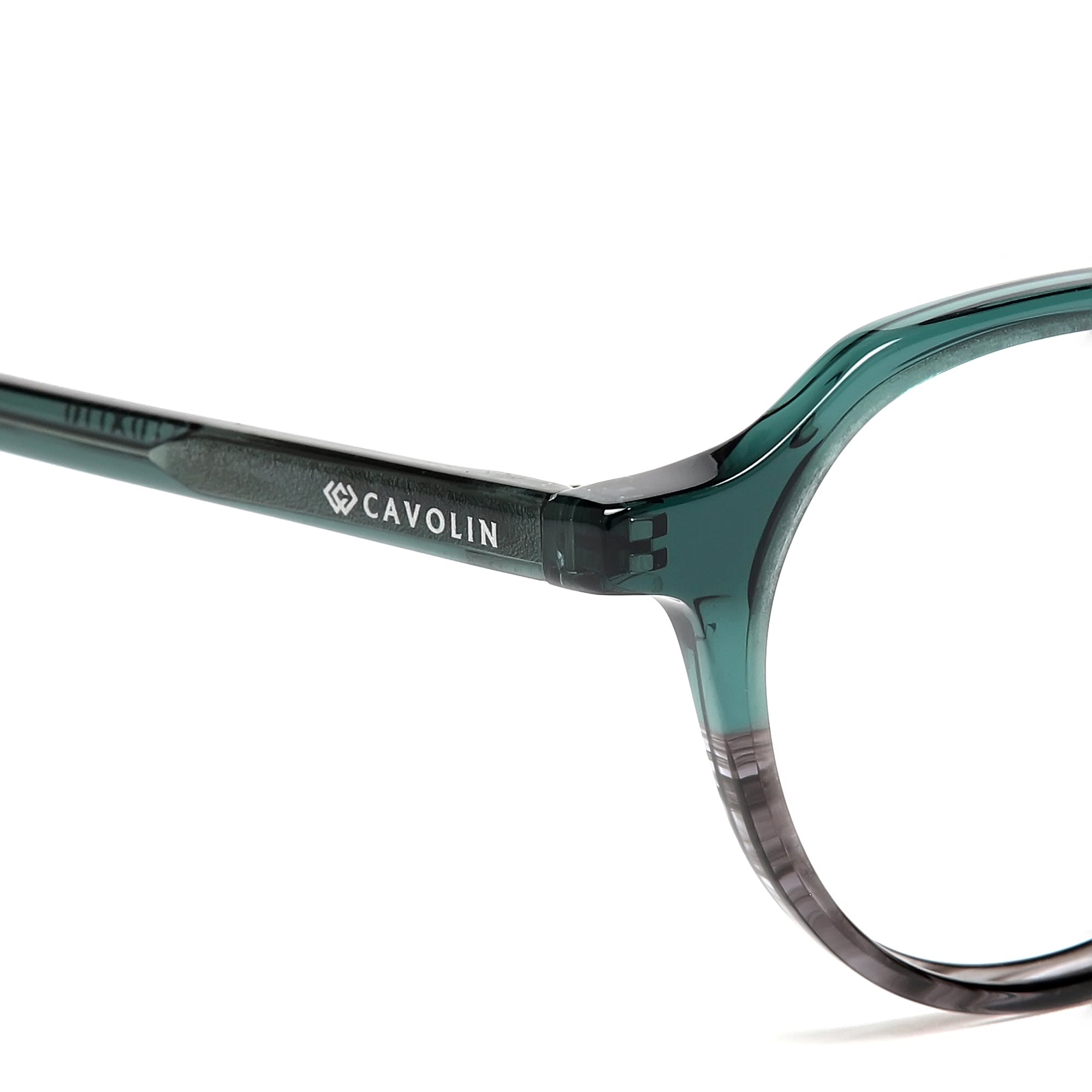 Cavolin Green Geometric Eyeglasses