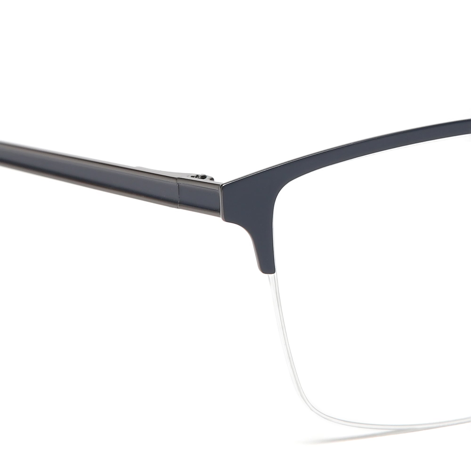 Cavolin Blue Rectangle Eyeglasses