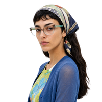 Cavolin Grey Green Cat Eye Eyeglasses